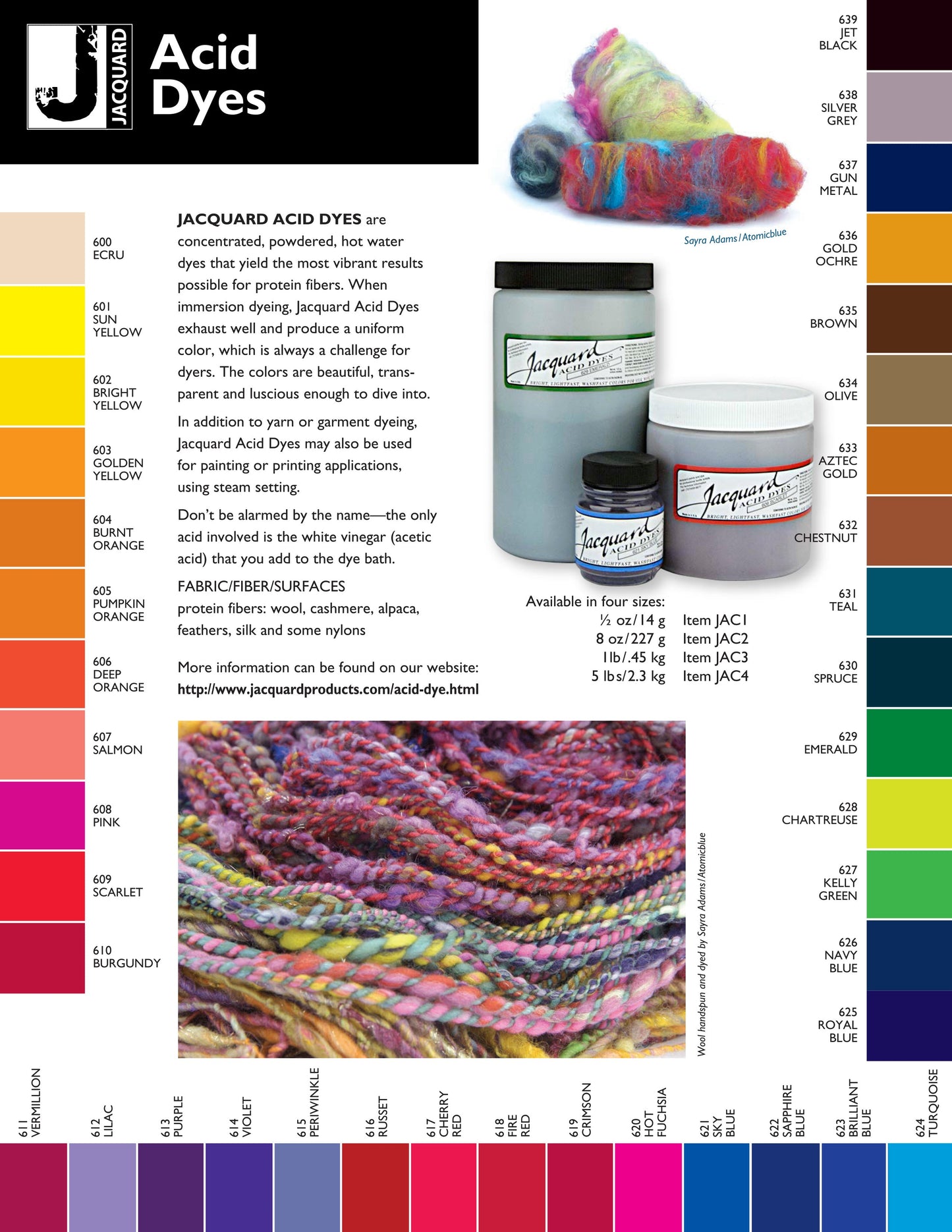 Acid Dye - 1/2 oz