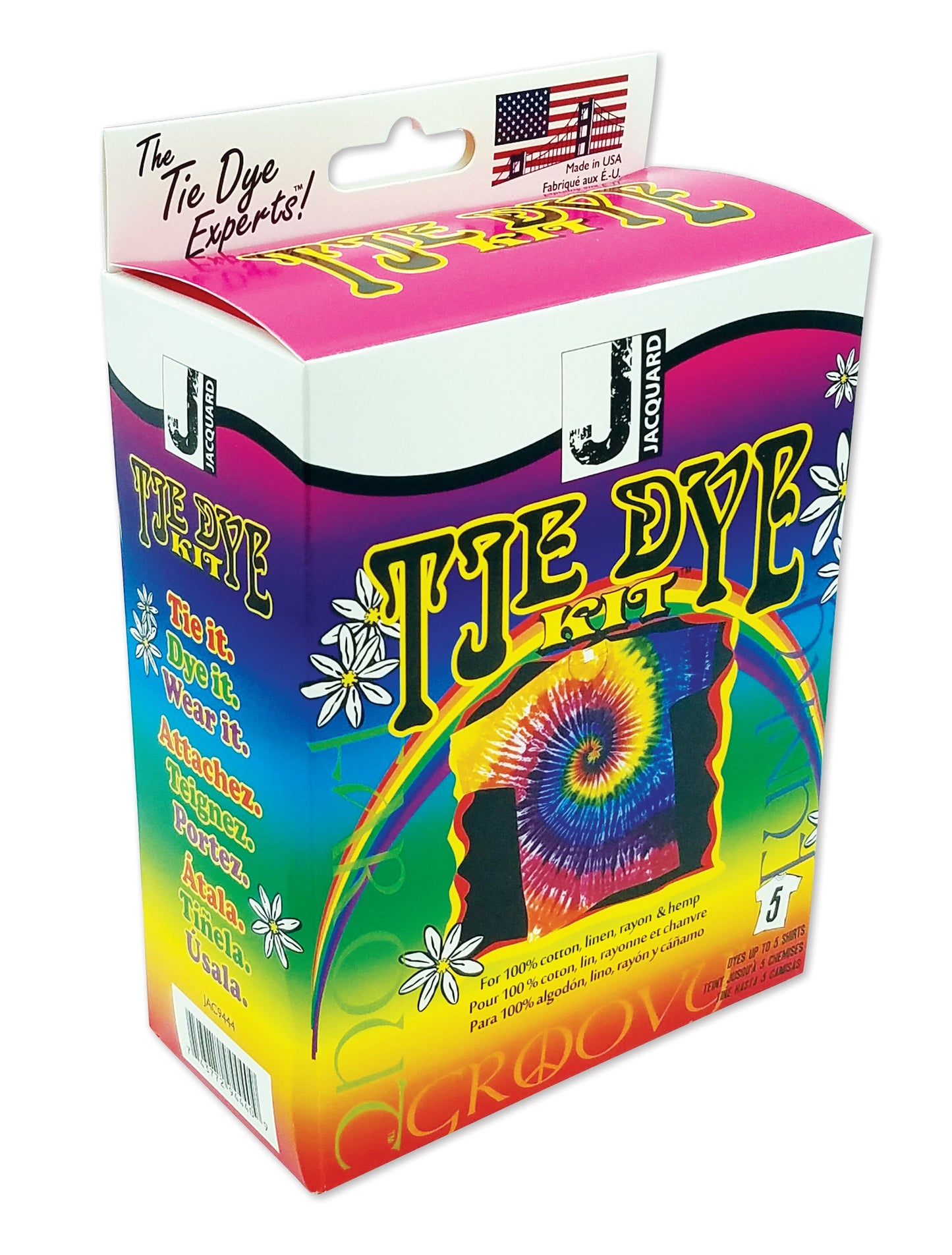 Funky Groovy Tie Dye Kit (Trilingual: En/Fr/Sp)