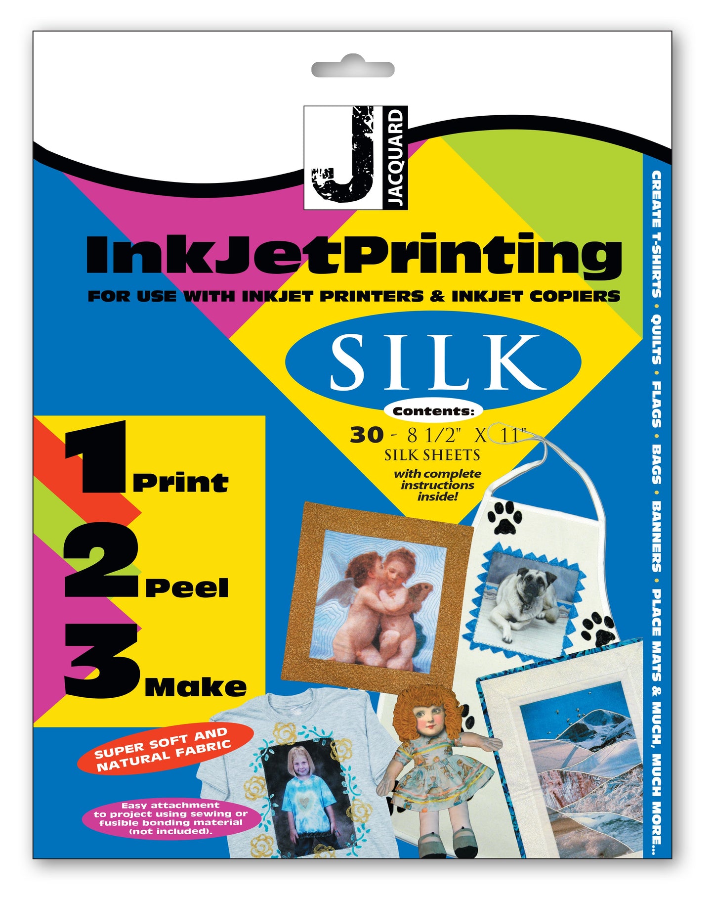 Silk Inkjet Fabric Sheets